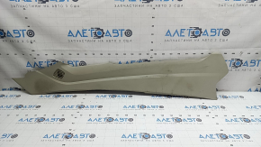 Ford Fusion mk5 17-20 center console trim, left side, lower, gray, dry-cleanable