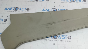 Ford Fusion mk5 17-20 center console trim, left side, lower, gray, dry-cleanable