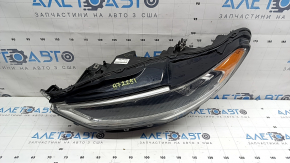 Left front headlight assembly for Ford Fusion mk5 17-20 LED, with DRL, polishable