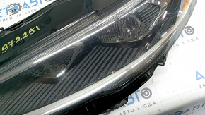 Left front headlight assembly for Ford Fusion mk5 17-20 LED, with DRL, polishable