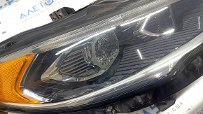 Right front headlight assembly for Ford Fusion mk5 17-20 LED, with DRL, polishable, chipped