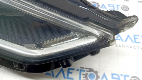 Right front headlight assembly for Ford Fusion mk5 17-20 LED, with DRL, polishable, chipped