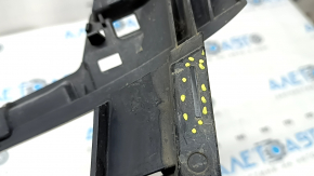 The lower grille of the front bumper of the Audi A5 F5 20-25 is broken, cracked