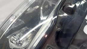 Right front headlight assembly for Ford Fusion mk5 17-20 LED, with DRL, polishable, chipped