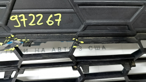 Complete radiator grille for Audi A5 F5 20-25 without a chamber, black gloss + chrome, without emblems, pressed, broken, missing fragment