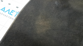 Set of 2 fabric floor mats for the front of the Audi A5 F5 18-25 5D black, dry-cleanable, driver's side worn