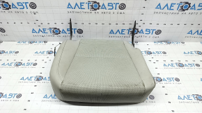 Rear seat cushion, 2nd row, right, Hyundai Santa Fe 24-26, gray leather, perforated, electric, dry-cleanable