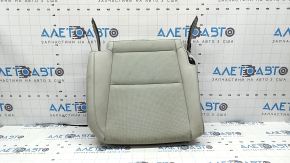 Rear seat cushion, 2nd row, right, Hyundai Santa Fe 24-26, gray leather, perforated, electric, dry-cleanable