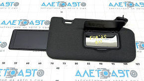 Right visor for Subaru Forester 25-26 without hook, black
