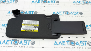 Right visor for Subaru Forester 25-26 without hook, black