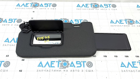 Left visor for Subaru Forester 25-26 without hook, black