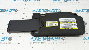 Left visor for Subaru Forester 25-26 without hook, black