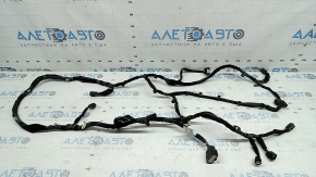 Ford Fusion mk5 17-20 front bumper wiring with fog lights, parking sensors, and blinds