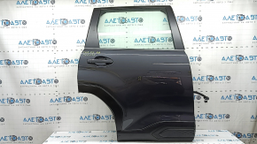 Subaru Forester 25-26 rear right door assembly, graphite P8Y, bumpers