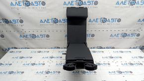 Rear seat armrest, 2nd row, complete, Mercedes W213 E 17-23, black leather