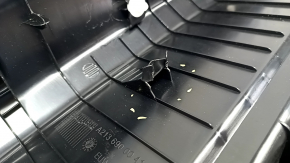 Mercedes W213 E 17-23 black trunk opening trim, scratched, broken mount