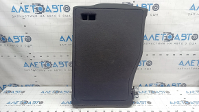 Right rear seat backrest for Mercedes W213 E 17-23, black leather, white stitching
