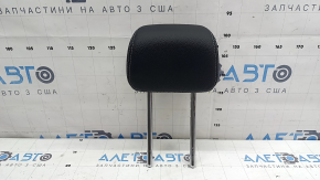 Headrest 2nd row left Mercedes W213 E 17-23 black leather, white stitching