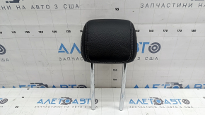 Headrest 2nd row right Mercedes W213 E 17-23 black leather, white stitching