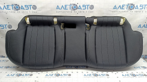 Mercedes W213 E 17-23 rear seat cushion, black leather, white stitching