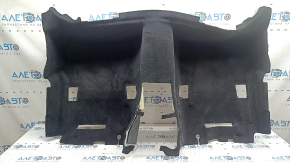 Mercedes W213 E 17-23 rear floor covering, black, with tears