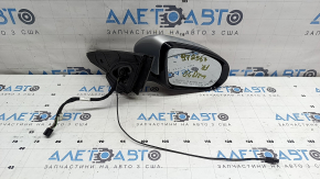 Right side mirror assembly for Mercedes W213 E 17-23, 8+8+2 pins, turn signal, heated, backlight, BSM, silver