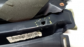 Front dashboard with AIRBAG Ford Fusion mk5 17-20, brown with beige, under start-stop, under projection, under speaker, leather is pulled, torn, mount is broken