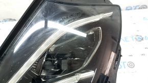Mercedes W213 E 17-19 LED right front headlight assembly, chipped, needs polishing