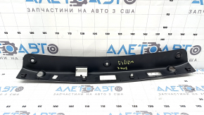 Mercedes W213 E 17-23 black lower trunk lid trim with electric drive, scratches