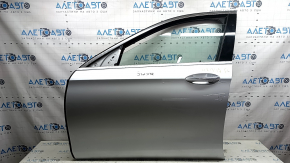 Front left door assembly for Mercedes W213 E 17-23, silver 775, keyless, butt