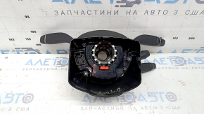 Mercedes W213 E17-19 steering column switch assembly with heated steering wheel without camera, black trim
