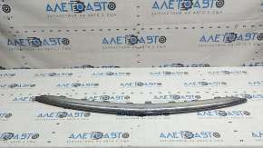 Mercedes W213 E 17-20 front bumper lower grille trim, chrome, AMG pack, scratches, broken fasteners