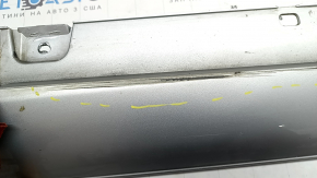 Left threshold Mercedes W213 E 300/350 17-23 without moldings, AMG pack, silver, worn, paint peeling