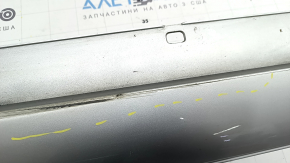 Left threshold Mercedes W213 E 300/350 17-23 without moldings, AMG pack, silver, worn, paint peeling