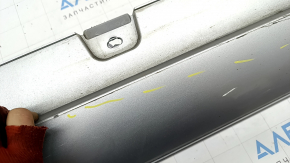 Left threshold Mercedes W213 E 300/350 17-23 without moldings, AMG pack, silver, worn, paint peeling