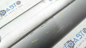 Left threshold Mercedes W213 E 300/350 17-23 without moldings, AMG pack, silver, worn, paint peeling