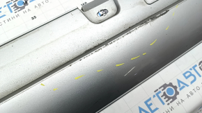 Left threshold Mercedes W213 E 300/350 17-23 without moldings, AMG pack, silver, worn, paint peeling