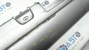 Left threshold Mercedes W213 E 300/350 17-23 without moldings, AMG pack, silver, worn, paint peeling