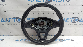Naked steering wheel Mercedes W213 E 300/400/43 17-18 with heated paddle shifters, black leather, worn
