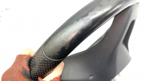 Naked steering wheel Mercedes W213 E 300/400/43 17-18 with heated paddle shifters, black leather, worn