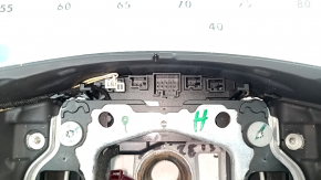 Naked steering wheel Mercedes W213 E 300/400/43 17-18 with heated paddle shifters, black leather, worn
