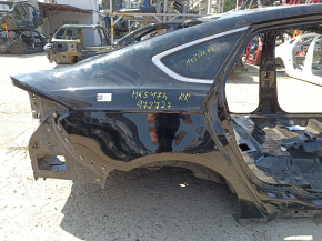 Quarter wing rear right Ford Fusion mk5 13-20 on the body, black, pokes
