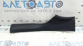 Rear left inner door sill trim for Mercedes W213 E 17-23, black, scratches