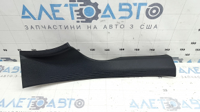 Rear right inner door sill trim for Mercedes W213 E 17-23, black, scratches