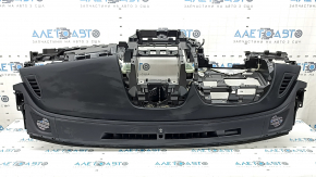 Subaru Forester 25-26 black dashboard with AIRBAG, with a cover for 2 light sensors, scratches on the cover