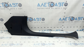 Front right inner door sill trim for Mercedes W213 E 17-23, black, with plug, scratches