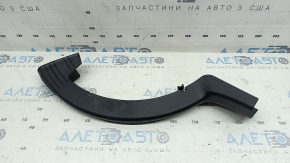 Right trunk lid hinge trim for Mercedes W213 E 17-23, black, broken guides, broken mount