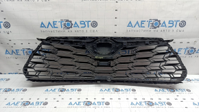 Toyota Highlander 2020-26 radiator grille assembly without camera with hybrid emblem, silver, scratches