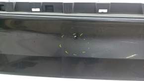 Front bumper, bare, Toyota Highlander 20-26, without parking sensors, graphite, scratches, tear, missing fragment, broken mount, non-factory holes