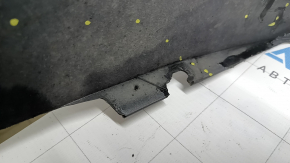 Front bumper, bare, Toyota Highlander 20-26, without parking sensors, graphite, scratches, tear, missing fragment, broken mount, non-factory holes